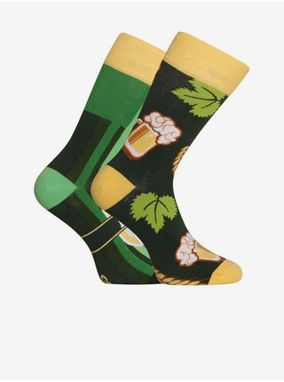 Zelené veselé unisex ponožky Dedoles Lahvové pivo