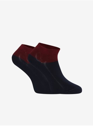 Modro-červené unisex veselé ponožky Dedoles Symfonie 