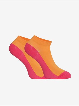  Růžové unisex veselé ponožky Dedoles Stopa