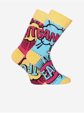 Ponožky pre mužov Dedoles - žltá, modrá, červená