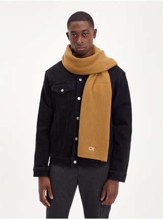 Čiapky, šály, rukavice pre mužov Calvin Klein - hnedá