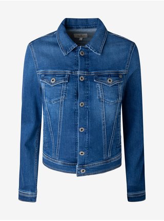 Modrá dámská džínová bunda Pepe Jeans Core