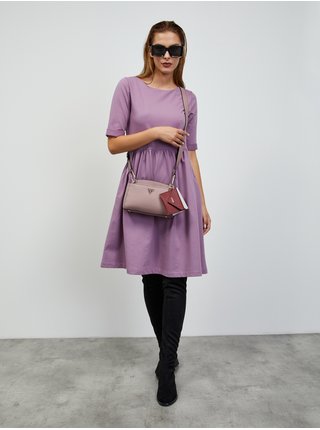 Světle fialové mikinové basic šaty ZOOT.lab Monika 2