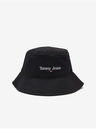 Čierny dámsky klobúk Tommy Jeans