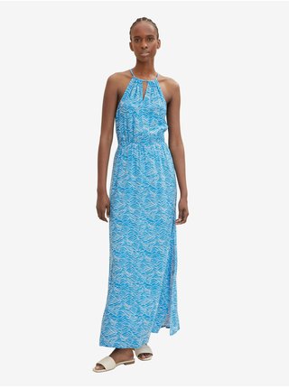 Letné a plážové šaty pre ženy Tom Tailor Denim - modrá