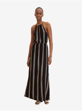 Letné a plážové šaty pre ženy Tom Tailor Denim - čierna