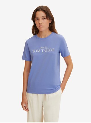 Tričká s krátkym rukávom pre ženy Tom Tailor Denim - svetlofialová