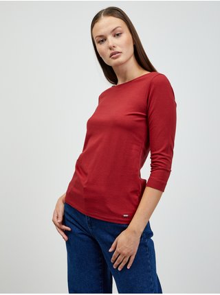 Červené dámské basic tričko ZOOT.lab Zion
