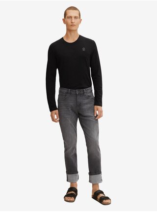 Šedé pánské slim fit džíny Tom Tailor