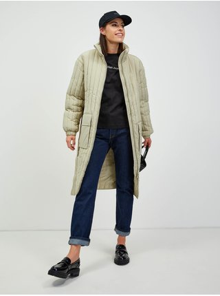 Kabáty pre ženy Calvin Klein - svetlozelená