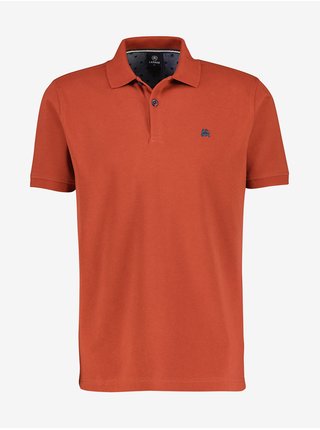 Oranžové pánské basic polo tričko LERROS