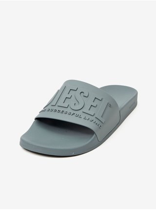 Sandále, papuče pre mužov Diesel - sivá