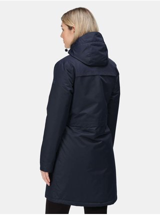 Tmavě modrý dámský kabát s kapucí Regatta Remina 