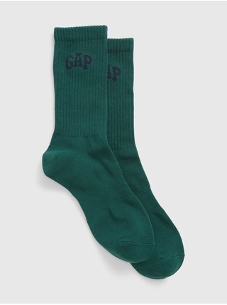 Zelené pánské vysoké ponožky s logem GAP
