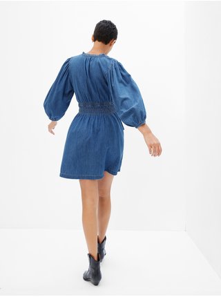 Modré dámské džínové šaty GAP