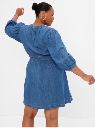 Modré dámské džínové šaty GAP