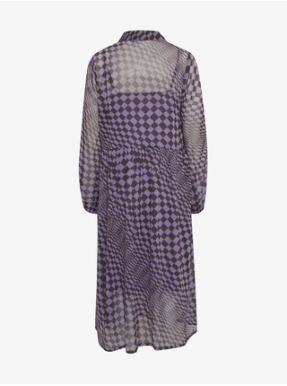 Košeľové šaty pre ženy ICHI - fialová