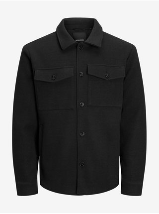 Černá lehká košilová bunda Jack & Jones Blastellar