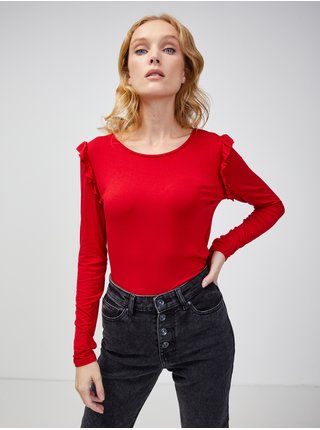 Červené dámské tričko CAMAIEU
