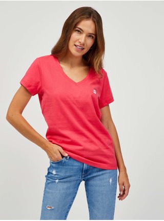 Tmavo ružové dámske tričko SAM 73 Lumiel