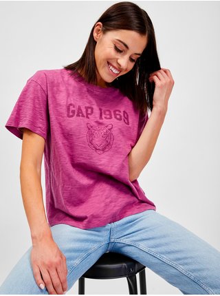 Fialové dámské tričko GAP