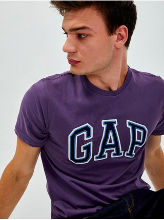 Tričká s krátkym rukávom pre mužov GAP - fialová