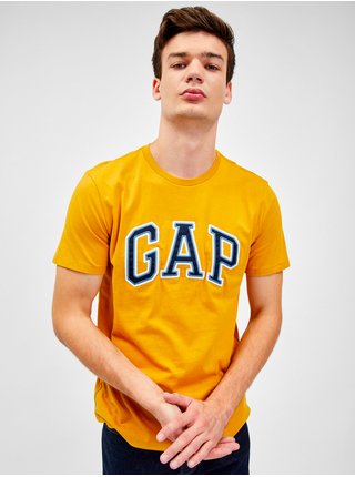 Žlté pánske tričko s logom GAP