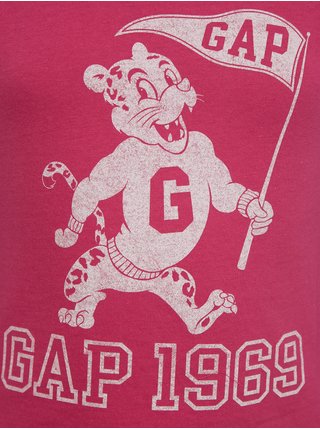Ružové dievčenské tričko GAP 1969