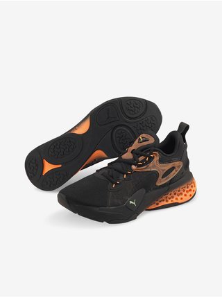 Oranžovo-čierne tenisky Puma Xetic Halflife Lenticular