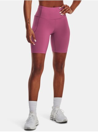 Růžové dámské kraťasy Under Armour UA Meridian Bike Short 