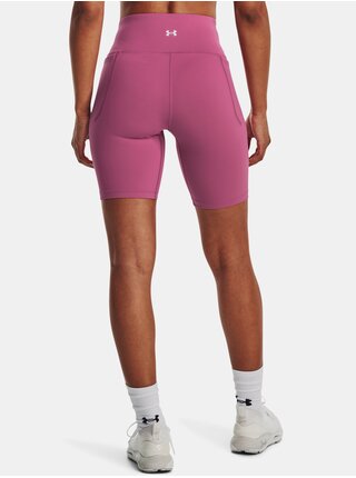 Růžové dámské kraťasy Under Armour UA Meridian Bike Short 