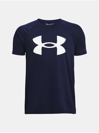 Tmavomodré chlapčenské tričko Under Armour UA Tech Big Logo SS