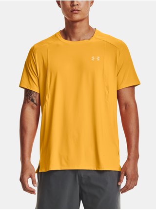 Žluté pánské tričko Under Armour UA Iso-Chill Laser Tee