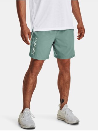 Svetlozelené pánske šortky Under Armour UA Launch SW 7'' WM Short
