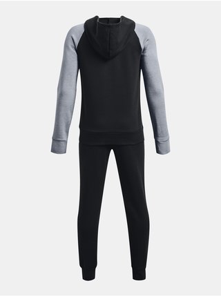 Šedo-černá klučičí tepláková souprava Under Armour UA Rival Fleece Suit 