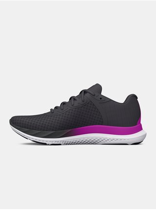 Fialovo-šedé dámske tenisky Under Armour UA W Charged Breeze