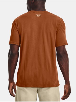 Oranžové pánske tričko Under Armour UA TEAM ISSUE WORDMARK SS