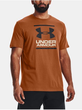 Oranžové pánské tričko Under Armour UA GL FOUNDATION SS 