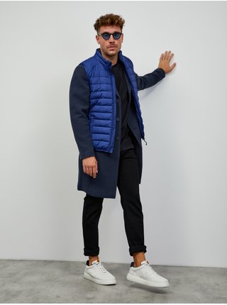 Tmavě modrý pánský kabát ZOOT.lab Christian