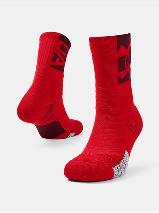 Ponožky pre ženy Under Armour - červená