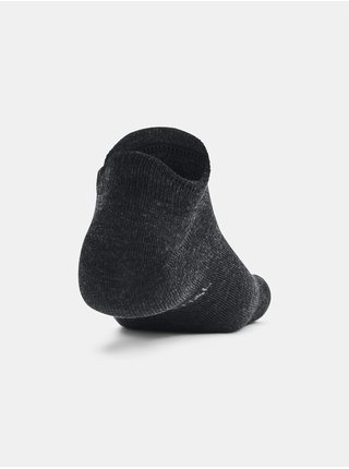 Sada tří párů unisex ponožek v černé barvě Under Armour UA Essential No Show 3pk