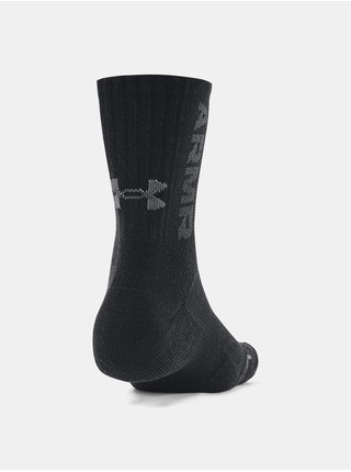 Sada troch párov pánskych ponožiek v čiernej farbe Under Armour UA 3-Maker 3pk Mid-Crew