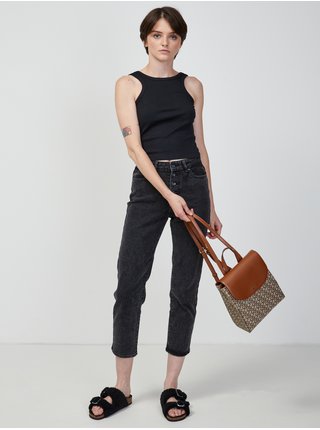 Hnedý dámsky vzorovaný batoh DKNY Bryant