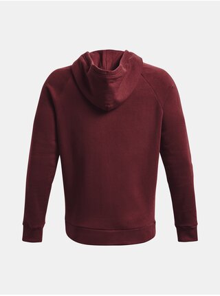 Vínová pánská mikina Under Armour UA Rival Fleece FZ Hoodie 