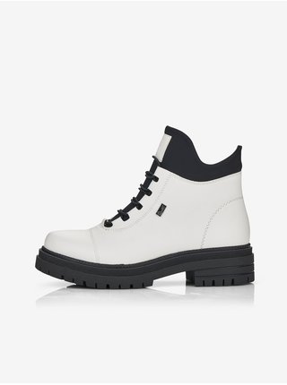 Zimná obuv pre ženy Rieker - biela, čierna