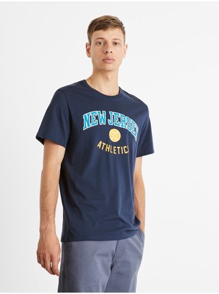 Modré tričko Celio New Jersey 
