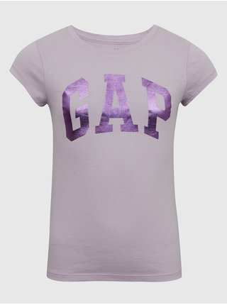 Fialové holčičí tričko s logem GAP