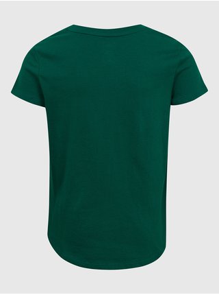 Tmavě zelené holčičí tričko GAP 