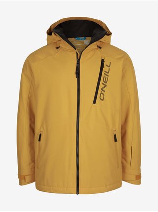 Žlutá pánská zimní bunda s kapucí O'Neill Hammer