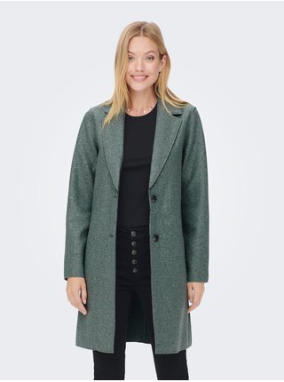 Zelený dámský kabát ONLY Carrie
